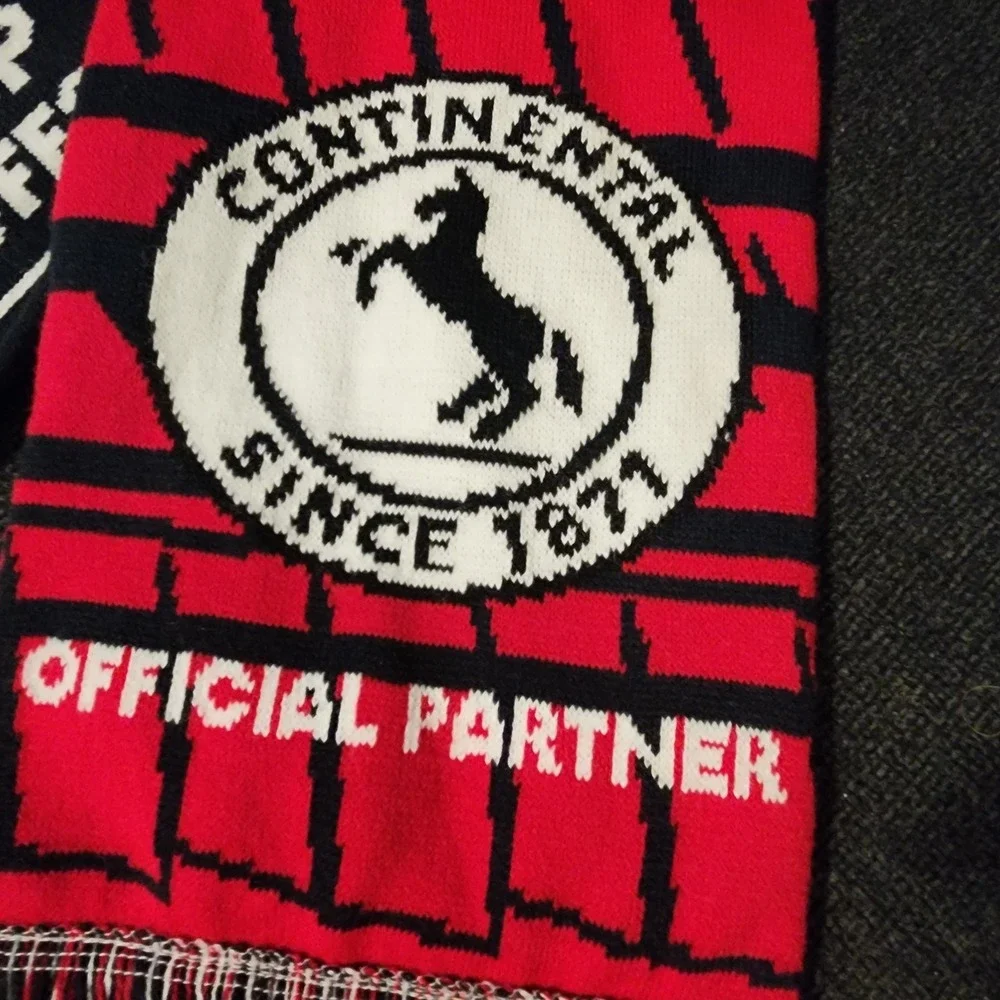 Audi MLS Scarf 2018 Cup Playoffs Continental‎ Partner Sponsor Red Black 56